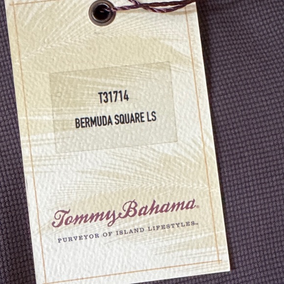 Tommy Bahama Silk Men’s Brown Shirt - Picture 3 of 7
